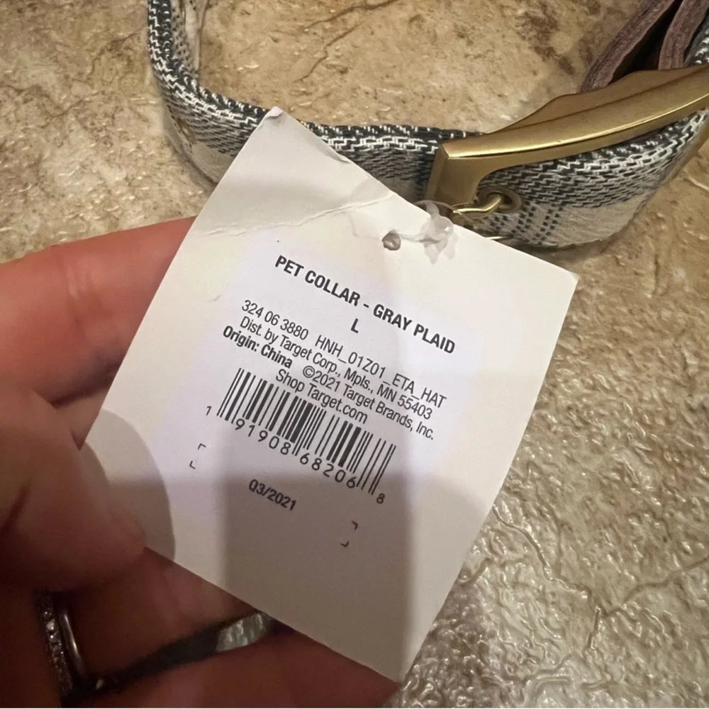 NWT hearth & hand dog collar